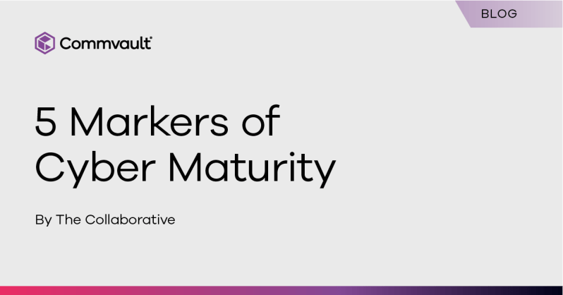 5 Markers of Cyber Maturity?